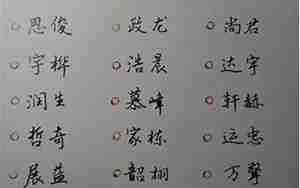 有福气的名字