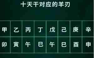 羊刃持权八字